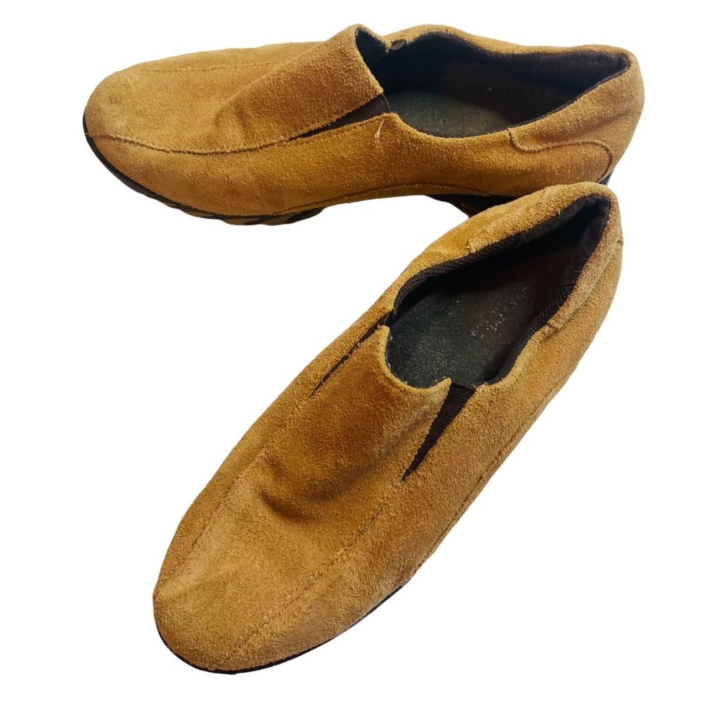 Bare Traps wearever size 8.5 M tan slip on loafer leather
